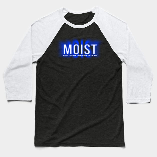 Moist- Difuser Text AL Baseball T-Shirt by juragan99trans